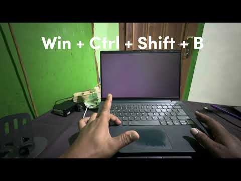 How to Fix a Black Blank Laptop Screen Even Though the Laptop is On ~ Laptop Black Screen Solution