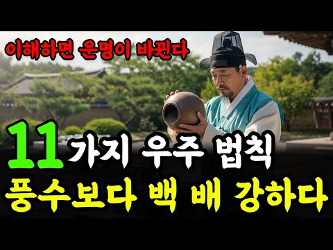 11가지 우주 법칙, 풍수보다 백 배 강하다 | 이해하면 운명이 바뀐다 | 인생 철학 | 고인의 가르침