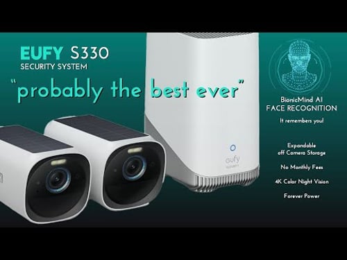 EufyCam S330 is the NEW Ultimate 4K EufyCam 3 Home Security Package with No Monthly Fees