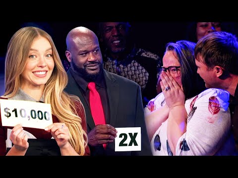 6 times Celeb Feud gave $$$ to lucky audience members!! 🎁🎄🎁