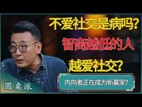 不爱社交是病吗?智商越低的人越爱社交?#窦文涛 #梁文道 #马未都 #周轶君 #马家辉 #许子东 #圆桌派 #圆桌派第七季