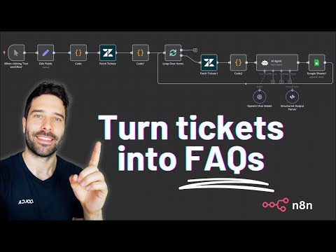 This AI Agent will Create an FAQ Knowledge Base (n8n tutorial)