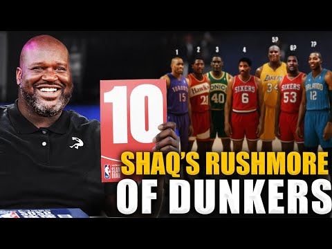 Shaq Has A Controversial Rushmore Of Best Dunkers... | Rushmore On X
