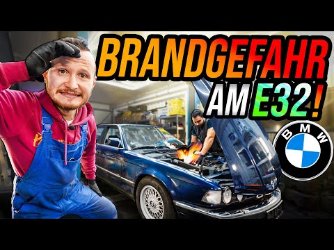 BRANDGEFAHR am BILLIGSTEN 7er BMW! (schnell reagiert)