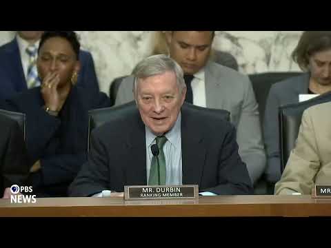 WATCH: Durbin and Bondi spar over alleged Epstein client list