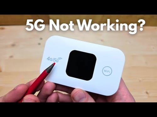 SOLVED - 5G Not Working on 4G/5G MiFi Portable WiFi Router? Only 4G Working and Very Slow?