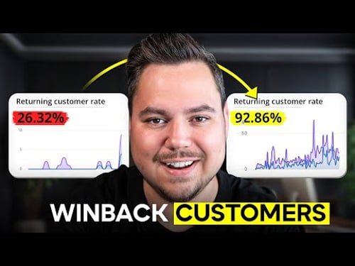 Klaviyo Customer Win Back Flow Tutorial (2025)
