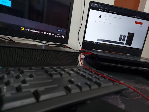 PART 2 -- How to Connect sony soundbars to laptop desktop || SONY HT-S20R, HT-RT40,HT-RT3