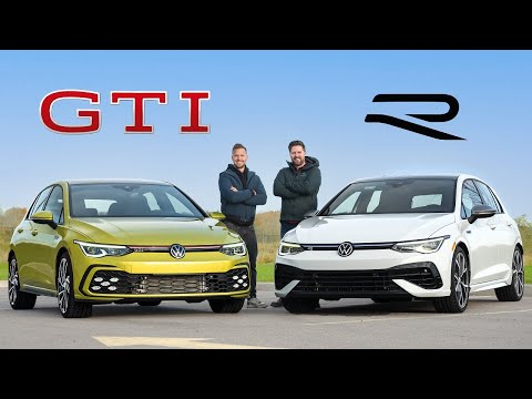 2022 VW Golf GTI vs Golf R Review // Thrifty Meets Drifty