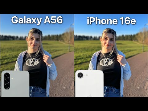 Samsung Galaxy A56 vs iPhone 16e Camera Test Comparison