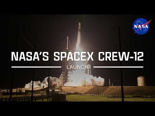 NASA's SpaceX Crew-12 Launch