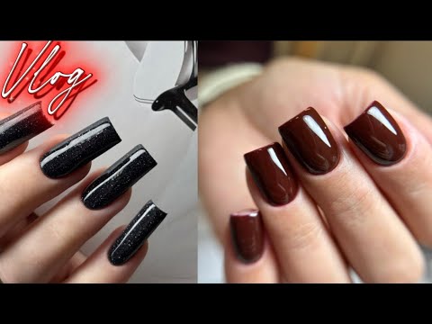 NAIL VLOG | Upper Nail Extensions | Self-Employed 🌲