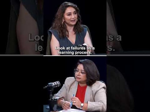 Madhuri Dixit opens up about the lessons she gives her sons about failure #shorts