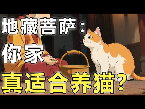 你家適合養貓嗎?地藏菩薩僅用一句話,告訴你貓選擇主人的依據!【地藏王菩薩|貓|因果】