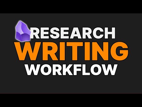 How I research and write in Obsidian