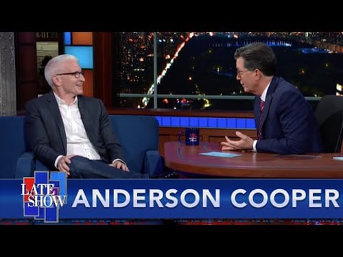 "Where's The Dad Bod?" Colbert Grills Anderson Cooper Before His Second Father's Day