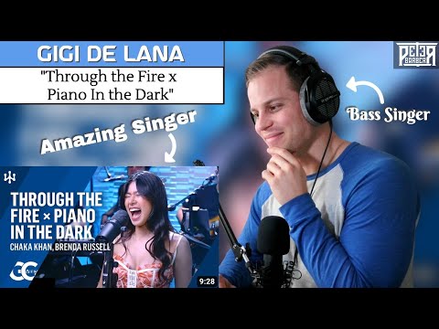 Bass Singer FIRST-TIME REACTION & ANALYSIS - Gigi De Lana | Through the Fire × Piano in The Dark