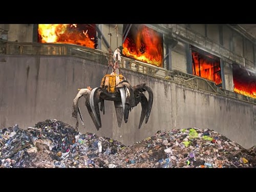 Inside Massive Facility Burning Tons of City Trash