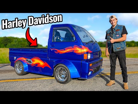 Harley Davidson Swapped Mini Truck