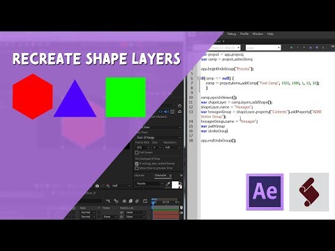 After Effects Scripting Tutorial: Recreate Shape Layers