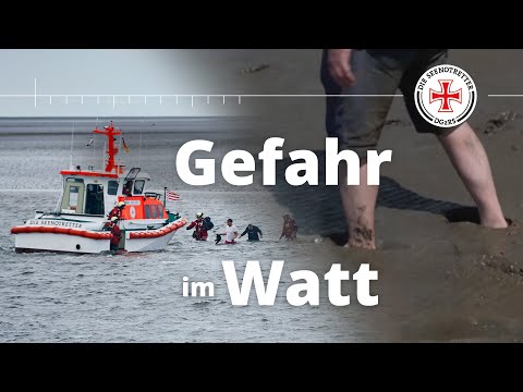 Gefahr im Watt: Seenotretter im Einsatz für Wattwanderer