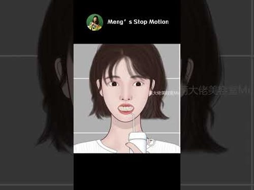 ASMR Animation | Dental Cleaning | Water Flosser To Remove Heavy Tartar!