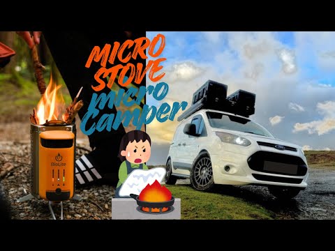 COOK AND CAMP - MICRO STOVE FOR MY MICRO CAMPER | BIOLITE STOVE