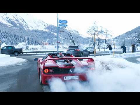 The ICE St. Moritz 2026 LEAVINGS - 3x Vitesse, R390 GT1, 911 GT1, Miura SV, Vivant, Zonda C12