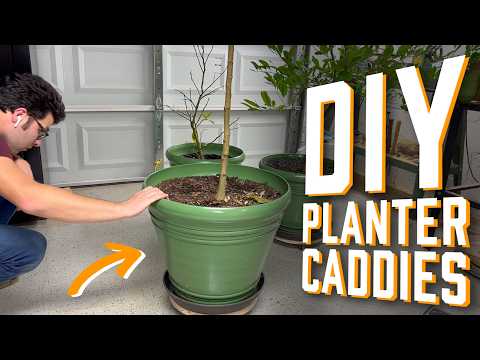 How to Move Heavy Potted Plants | DIY Plant Caddy Build