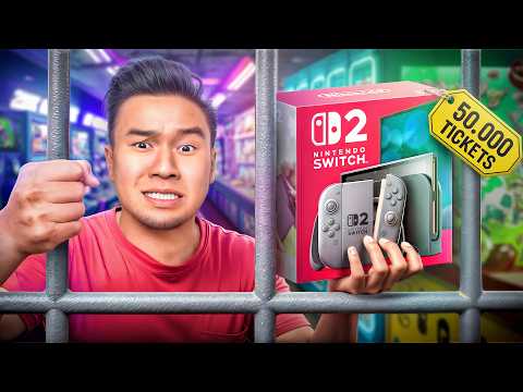 Locked in an Arcade Until I Win a Switch...