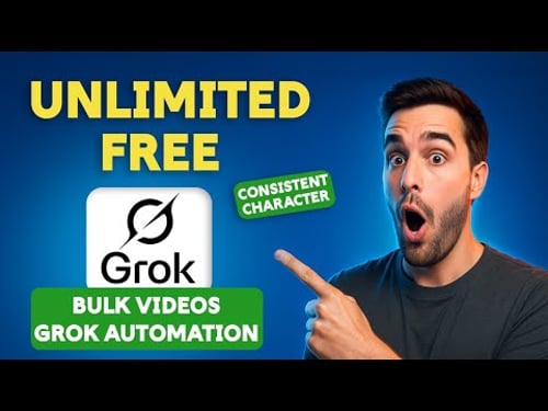 Create Long AI Videos With Consistent Characters Using Grok Automation Free