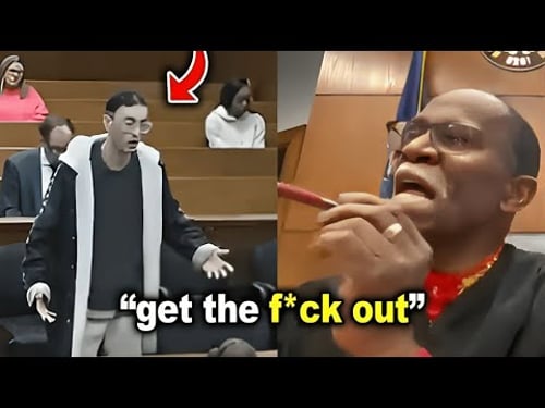Deranged Tenant SNAPS at the Judge — Instantly Dragged Out of Court