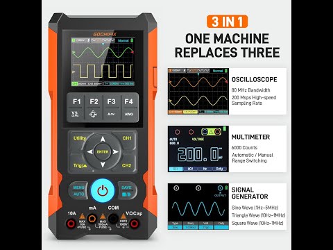 Gochifix 80MHz Scopemeter Test and Review