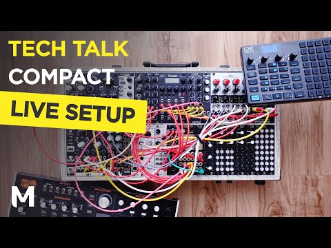 My live setup for compact performances - Eurorack, Hydrasynth, Oxi One