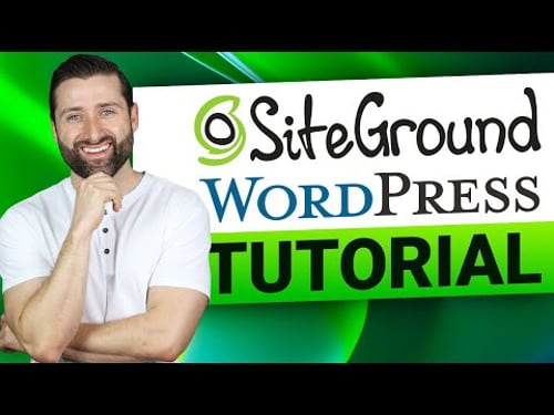 SiteGround WordPress TUTORIAL 2026 | Learn how to use SiteGround the RIGHT way!