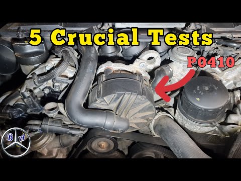 Mercedes P0410: 5 Crucial Tests to do on Secondary Air Pump.