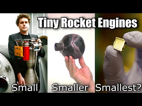 The Smallest Rocket Thrusters - How Can Tiny Rocket Engines Work