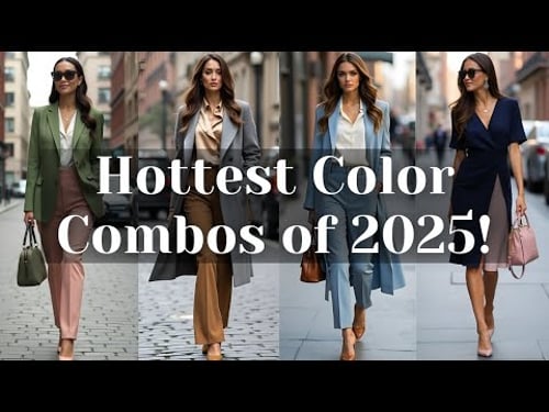 The Top Outfit Color Combinations Taking Over 2025!