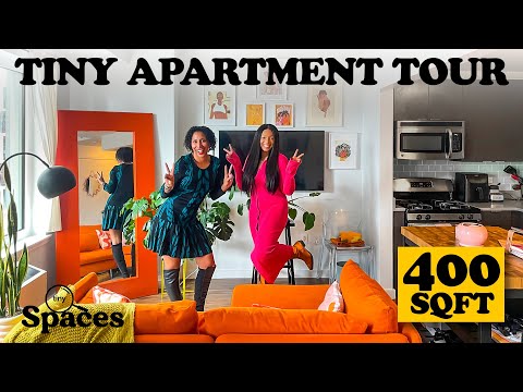 Inside a 400sqft Groovy NYC Apartment | Tiny Spaces