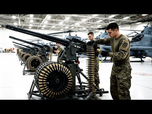 U.S. Tests New HMLA-169 Gatling Gun That Shocks the World