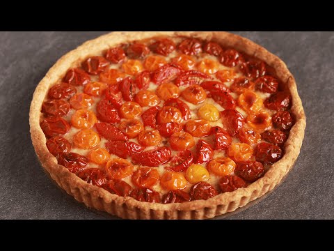 Caramelized Onion, Gruyere, Tomato Tart