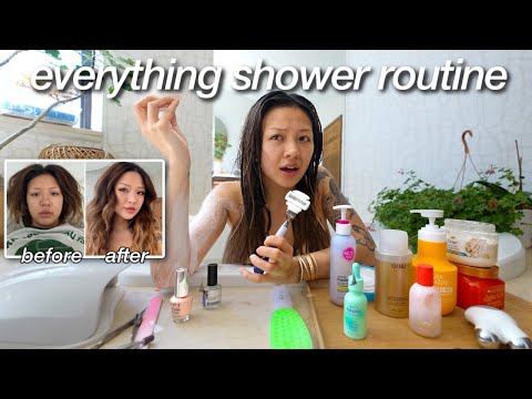 I Tested Viral EVERYTHING Shower Routine (skincare, bodycare, haircare, shaving)