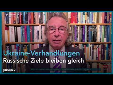 Prof. Thomas Jäger zu den Friedensverhandlungen für die Ukraine am 22.12.25