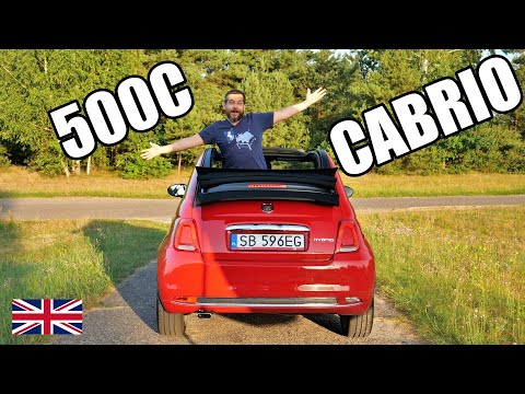 Fiat 500C Hybrid - Mini Cabrio Instead of MX-5? (ENG) - Test Drive and Review