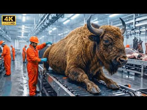 Inside The Mega Bison Leather Factory: From Live Beast To Premium Fashion (Full Process)