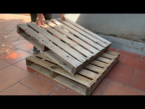 Creative Pallet Ideas: Stunning Upcycled Scrap Wood Table Build!