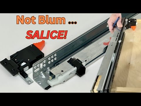 A Better Drawer Slide! / How to Install SALICE F70 Undermount Drawer Slides