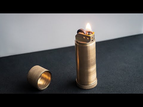 I Made a Brass Lighter From Scrap Metal