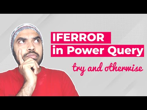IFERROR in Power Query - try and otherwise