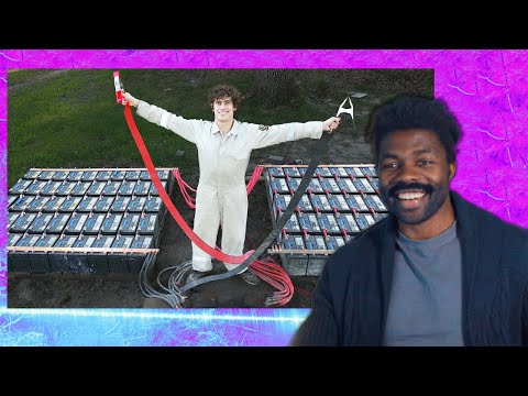 100 car batteries wired in parallel - Styropyro | The Chill Zone Reacts